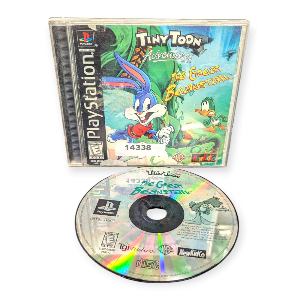 Tiny Toon Adventures The Great Beanstalk Sony PlayStation 1 PS1 1998 CIB